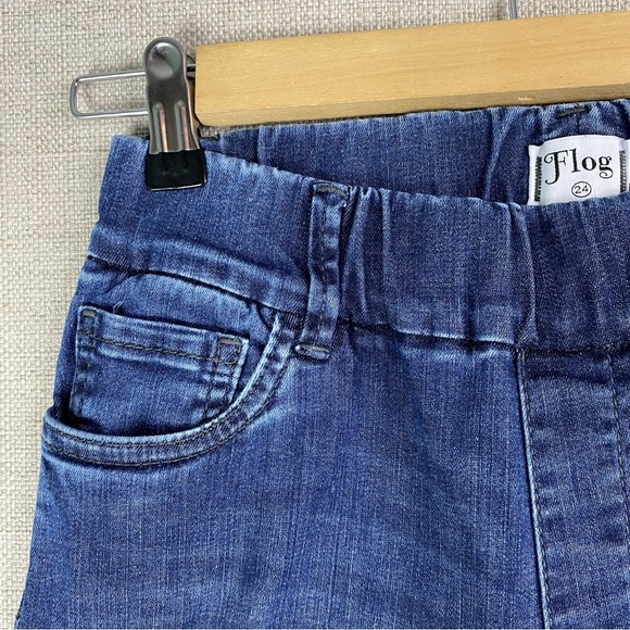 Bevy Flog Amanda Jeans Wide Leg Pull On Size 24 - Picture 5 of 11